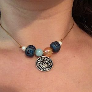 Cancer Astrology choker necklace